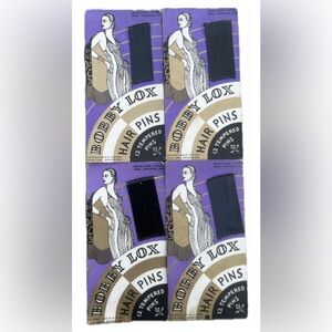 Art Deco Era 1930s Antique Bobby Pins on Cards - 4 Packages